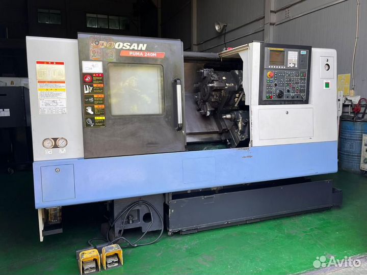 Токарный станок с чпу doosan puma 240 MB