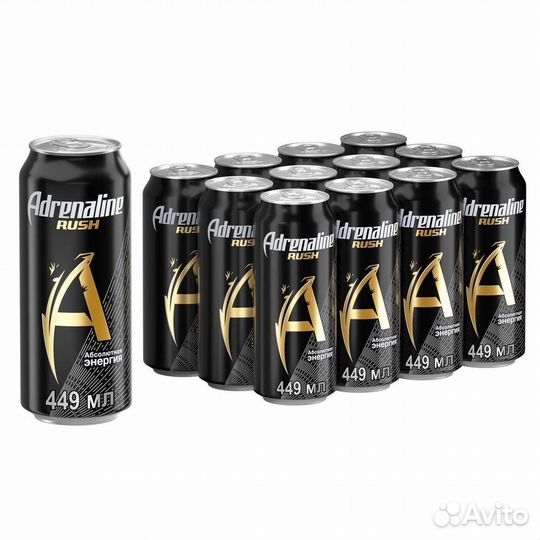 Энергетики Adrenaline Rush Game Fuel 0,5 л