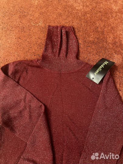 Водолазка с люрексом modaline