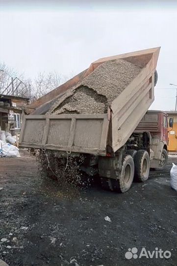 Щебень гравийный с доставкой