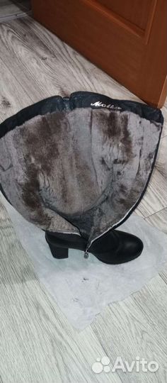 Зимние сапоги натуральная кожа