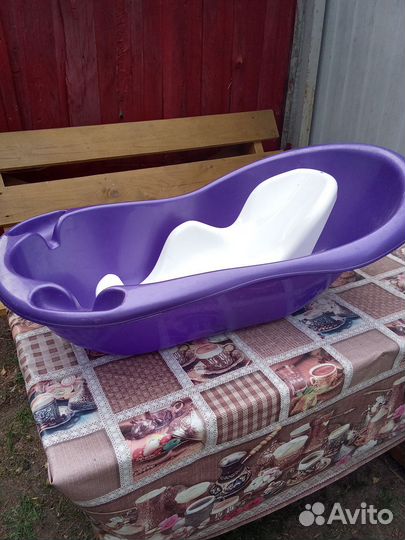 Детская ванночка для купания с горкой