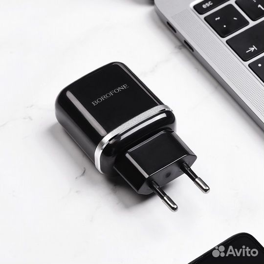 Зарядное устройство borofone BA36A High speed USB