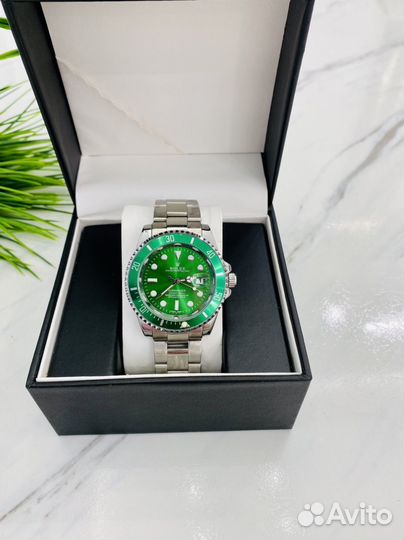 Часы rolex мужские зеленый