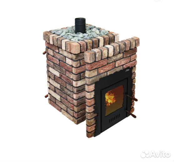 Печь для бани Grill'D Retro Long камень