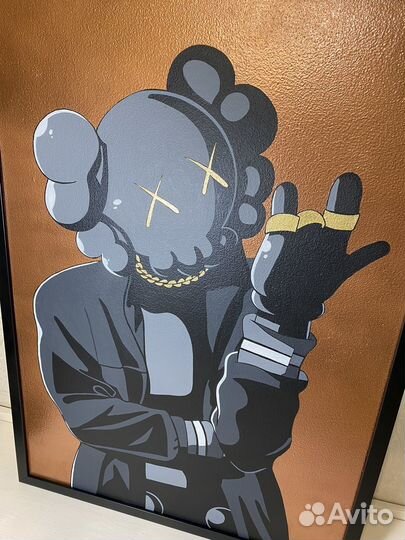 Картина kaws ручная работа 50х70