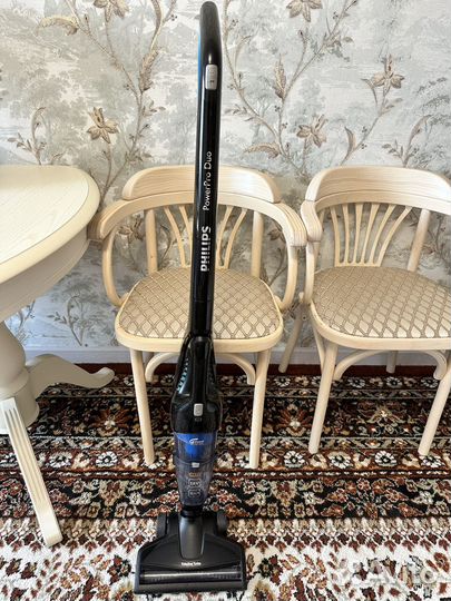 Беспроводной пылесос philips powerpro duo