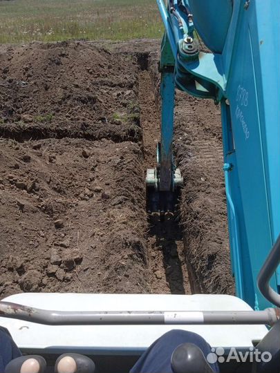 Мини-экскаватор трактор