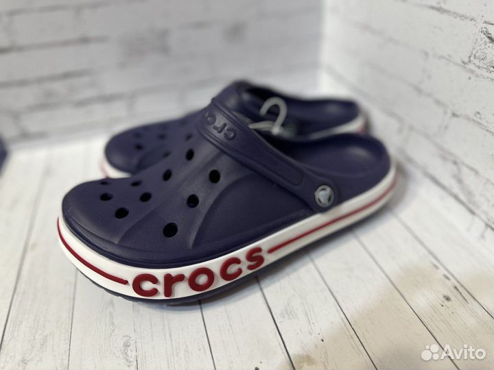 Crocs сабо синий мужские