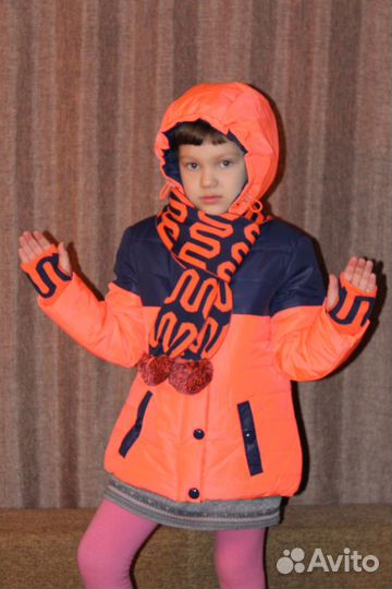 Куртка весна осень для девочки 122-128