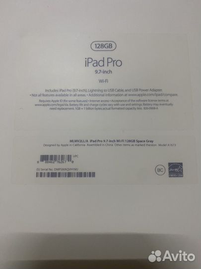 iPad pro 9.7 128gb