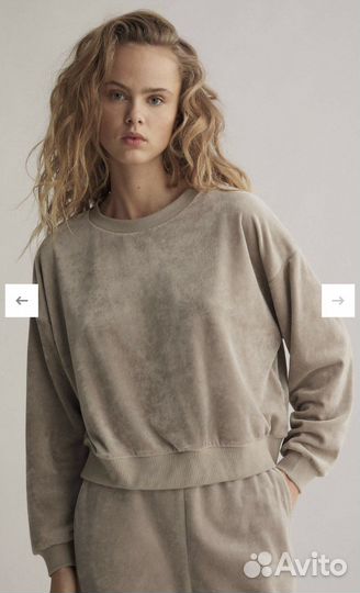 Свитшот велюр Oysho L новый