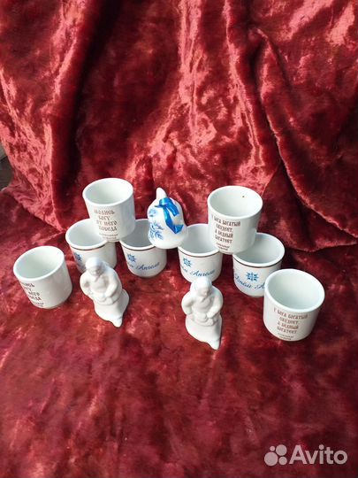 Церковные фарфоровые стопки для кагора