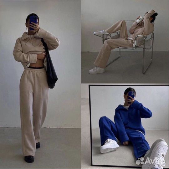 Спортивный костюм женский на флисе