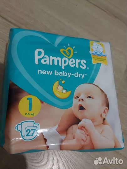 Подгузники Pampers New Baby Dry 1