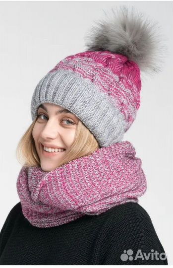 Зимняя шапка и снуд