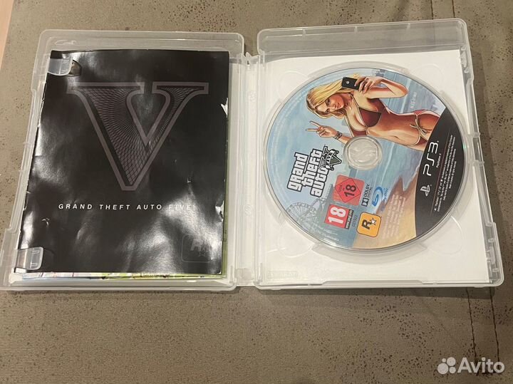 GTA 5 PS3 Диск + Плакат