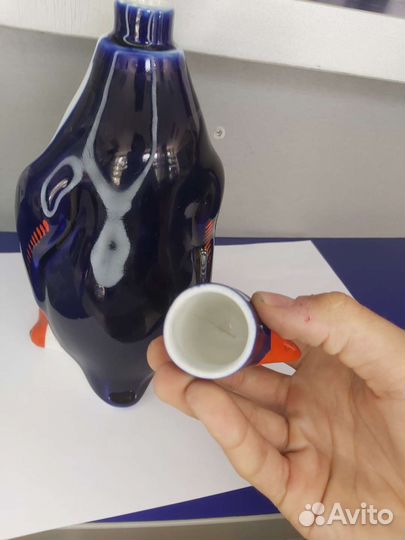 Графин Пингвин фарфор лфз СССР