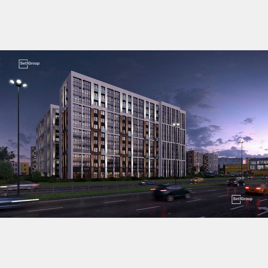 1-к. квартира, 34,7 м², 3/12 эт.