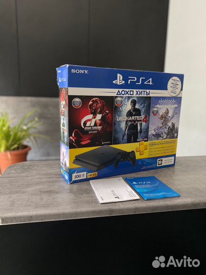 Sony Playstation 4 Slim много игр + 2 гейпада FC24