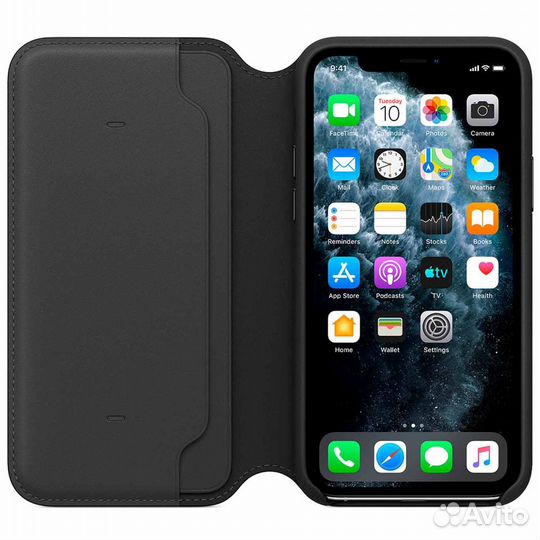 Кожаный чехол Folio для iPhone 11Pro (оригинал)