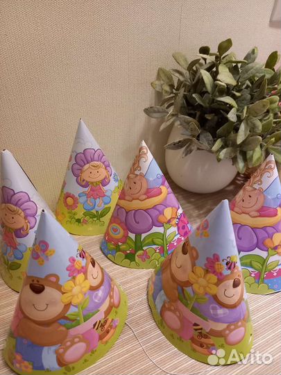 Колпачки на день рождения