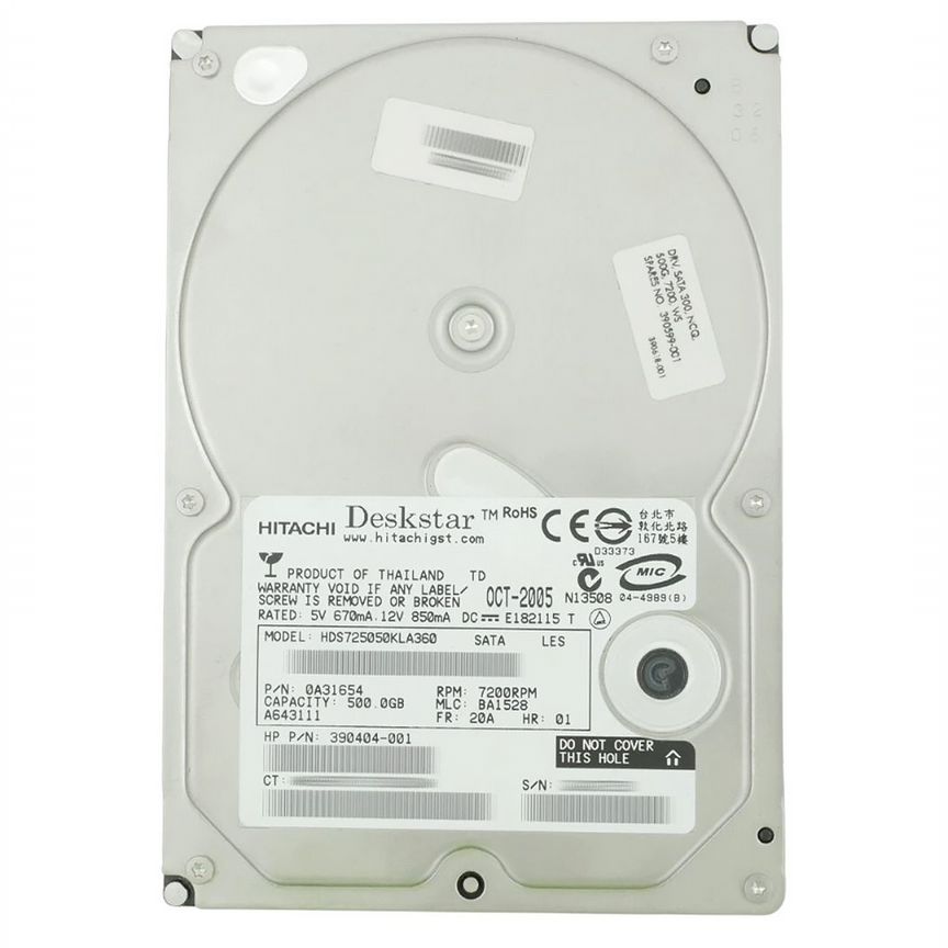 [390599-001] Жесткий Диск Hp 500gb Sata2 3,5" Hdd 390599-001