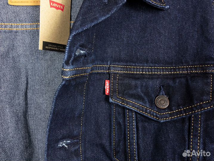 Джинсовая куртка Levi's Trucker Rinse Dark Wash