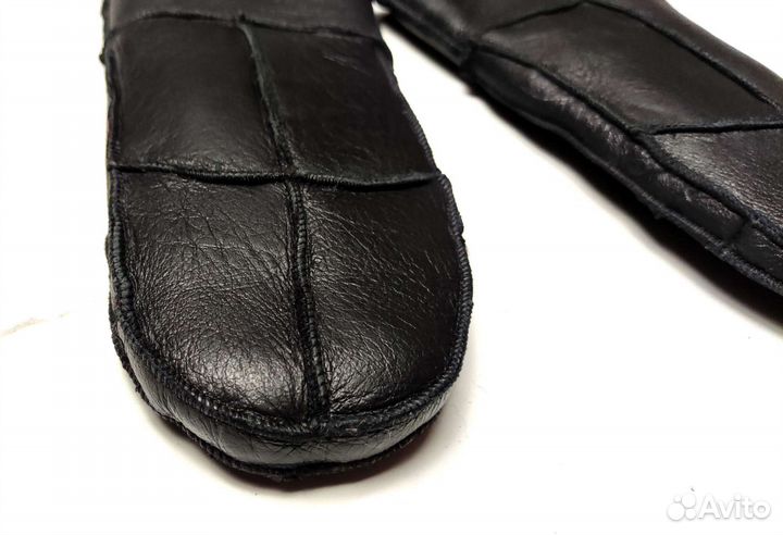 Зимние Теплые Руковицы Варежки Дубленочные Шубенки