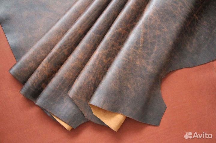 Галантерейная кожа. Патина. 1,3-1,5 мм