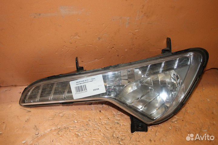 Фара противотуманная левая KIA sportage 2010