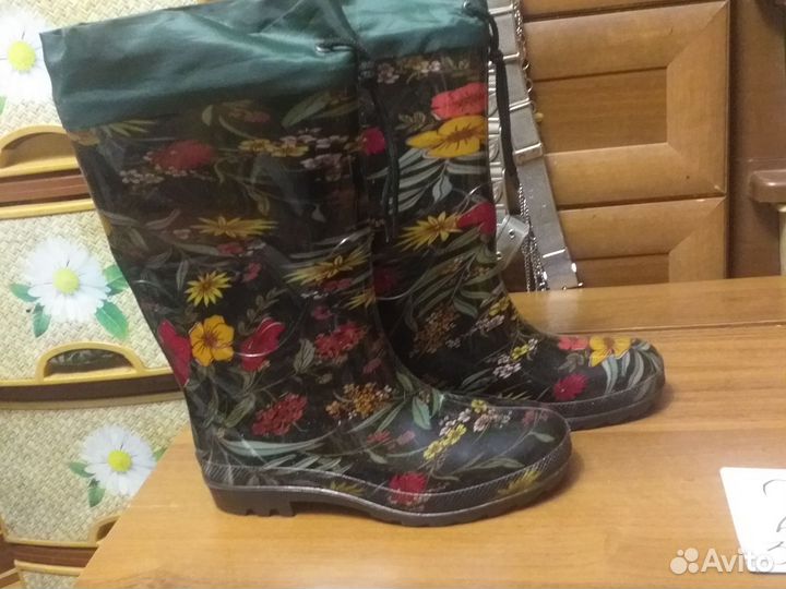 Женские резиновые сапоги36