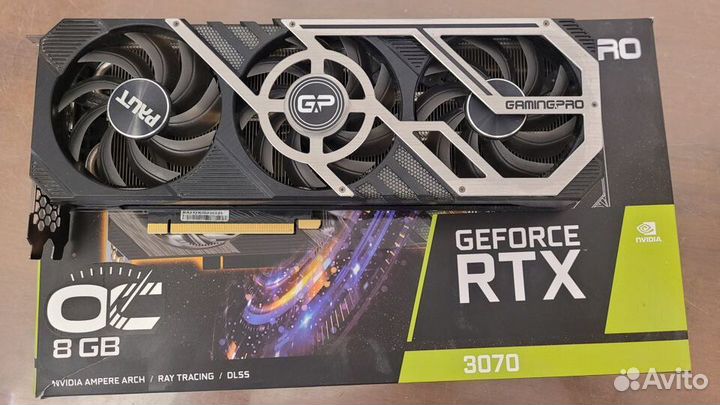 Видеокарта Palit RTX 3070 gamingpro OC 8gb
