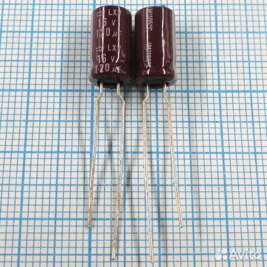 120uF 16v 16v120uF 6x11 LXV - Электролитический ко