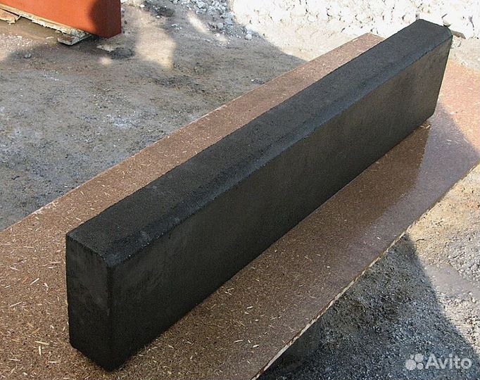 Камень для газона бордюрный