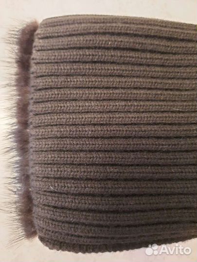 Шапка норковая новая женская