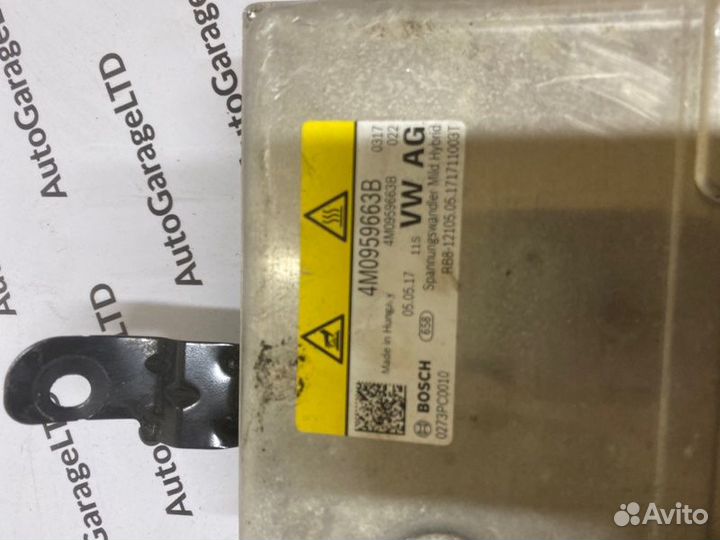 Преобразователь напряжения Audi Q7 4M 2017