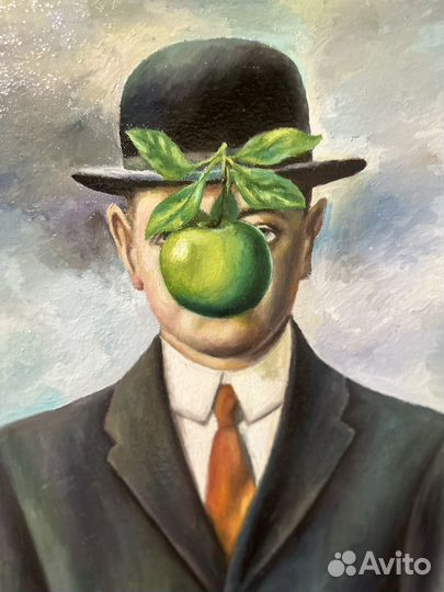 Картина маслом на холсте копия Магритт