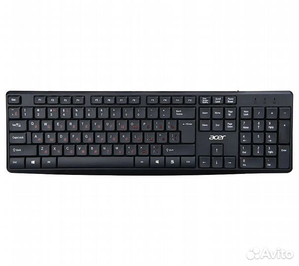 Клавиатура + мышь Acer OMW141, черный