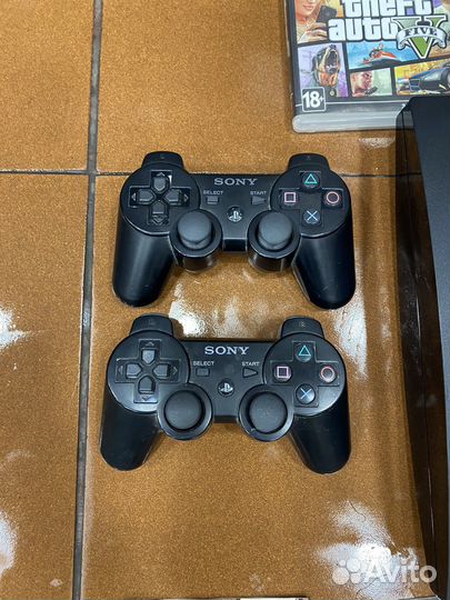 PS3 300gb +диски