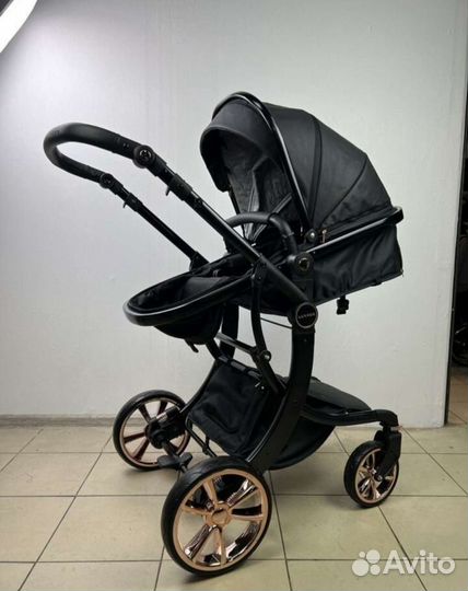 Новая коляска 2в1 Экокожа Luxmom 608