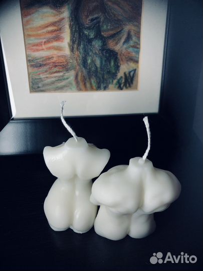 Ароматические свечи ручной работы (тело)