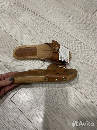 Шлепанцы zara 38