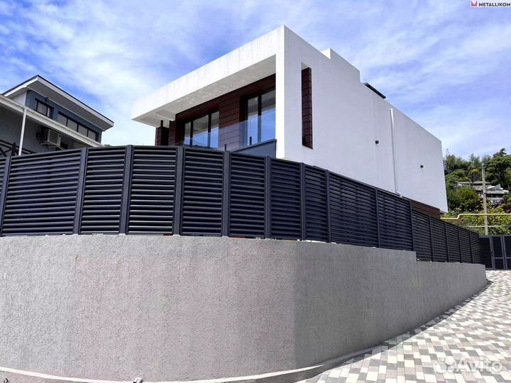 Забор жалюзи. Установка под ключ