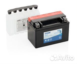Мото аккумулятор exide ETX9-BS(YTX9-BS)