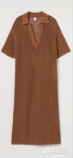 Платье кроше hm