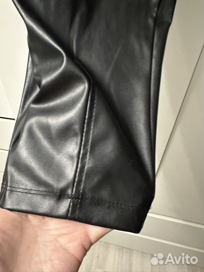 Брюки кожаные
