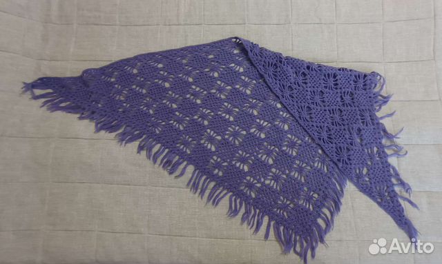 Платок шаль новая ручная работа