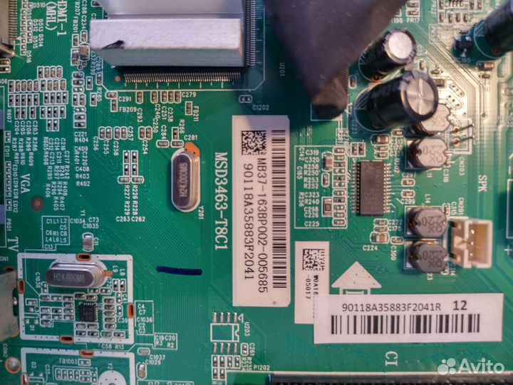 Плата телевизора