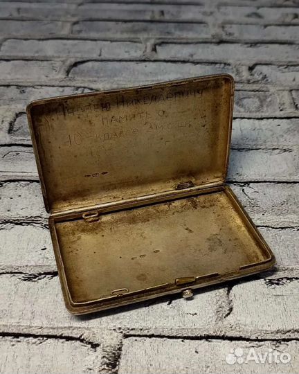 Портсигар 84 проба, Серебро. Россииская империя